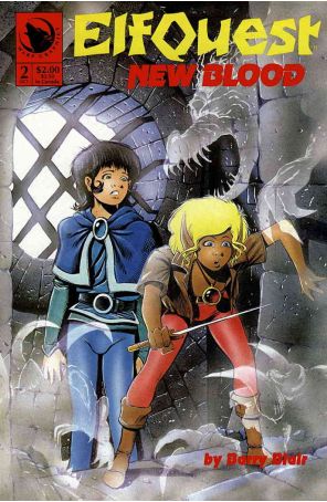 Elfquest: New Blood 2 published by Warp with cover art by Barry Blair