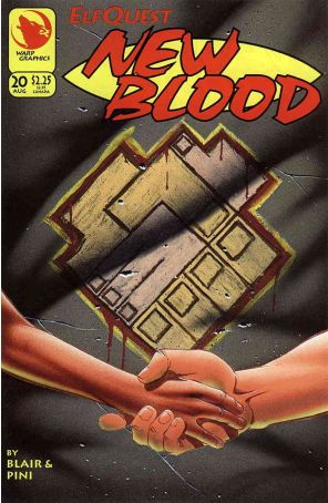 Elfquest: New Blood 20 published by Warp with cover art by Barry Blair
