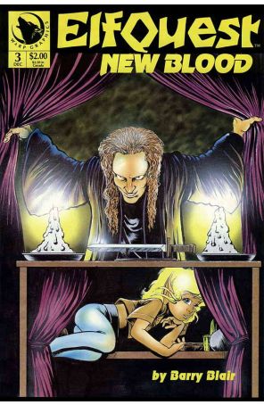 Elfquest: New Blood 3 published by Warp with cover art by Barry Blair