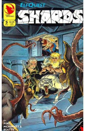 Elfquest: Shards 5 published by Warp with cover art by Brandon McKinney