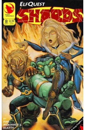 Elfquest: Shards 8 published by Warp with cover art by Wendy Pini