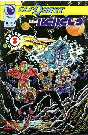 Elfquest: The Rebels 9 published by Warp with cover art by Delfin Barral