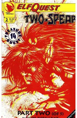 Elfquest: Two-Spear 2 published by Warp with cover art by Delfin Barral