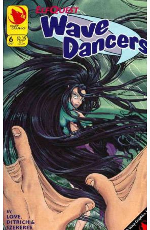 Elfquest: Wavedancers 6 published by Warp with cover art by Jozef Szekeres