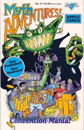 Mythadventures 11 published by Warp with cover art by Jim Valentino