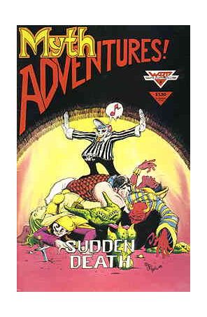 Mythadventures 8 published by Warp with cover art by Phil Foglio