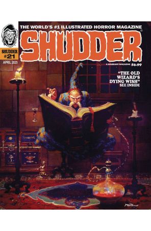 Shudder 21 published by Warrant with cover art by Don Maitz