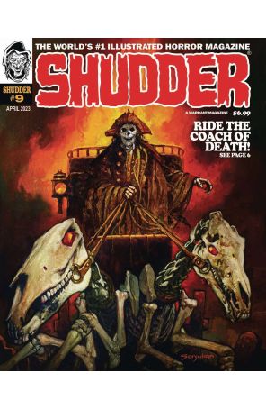 Shudder 9 published by Warrant with cover art by Sanjiulian