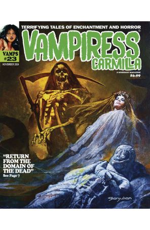 Vampiress Carmilla 23 published by Warrant with cover art by Sanjulián