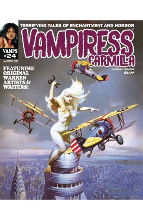 Vampiress Carmilla 24 published by Warrant with cover art by Frank Frazetta