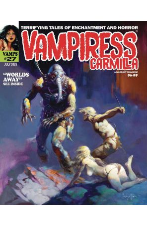 Vampiress Carmilla 27 published by Warrant with cover art by Frank Frazetta
