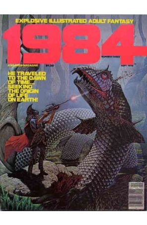 1984 Magazine 3 published by Warren with cover art by Patrick Woodroffe