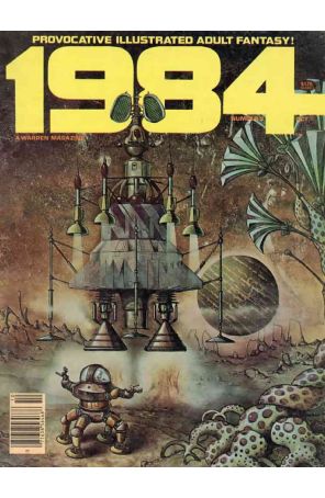1984 Magazine 9 published by Warren with cover art by Patrick Woodroffe