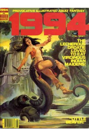 1994 Magazine 20 published by Warren with cover art by Nestor Redondo