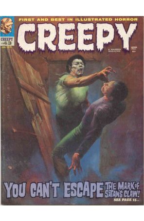Creepy (Magazine) 43 published by Warren with cover art by Ken Kelly