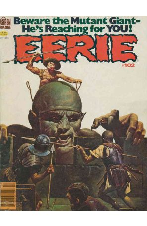 Eerie (Warren) 102 published by Warren with cover art by Manuel Sanjulian