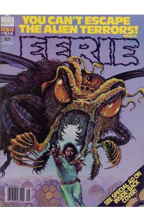 Eerie (Warren) 104 published by Warren with cover art by Kirk Reinert