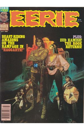 Eerie (Warren) 132 (Newsstand) published by Warren with cover art by Sanjulian