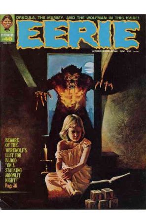 Eerie (Warren) 48 published by Warren with cover art by Sanjulian