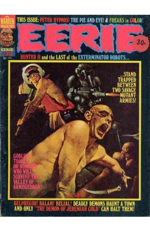 Eerie (Warren) 72 published by Warren with cover art by Manuel Sanjulian
