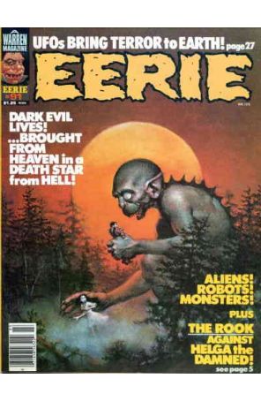 Eerie (Warren) 91 published by Warren with cover art by Don Maitz