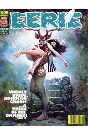 Eerie (Warren) 94 published by Warren with cover art by Don Maitz