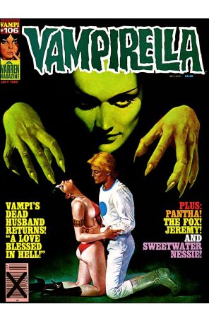 Vampirella (Magazine) 106 published by Warren with cover art by Enrich Torres