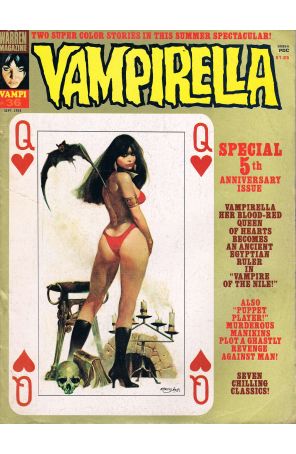 Vampirella (Magazine) 36 published by Warren with cover art by Enrich Torres