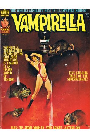 Vampirella (Magazine) 48 published by Warren with cover art by Enrich Torres