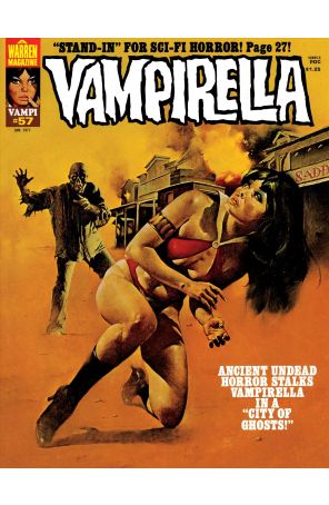 Vampirella (Magazine) 57 published by Warren with cover art by Enrich Torres