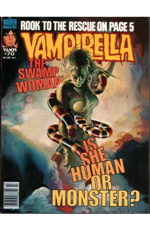 Vampirella (Magazine) 70 published by Warren with cover art by Ken Kelly