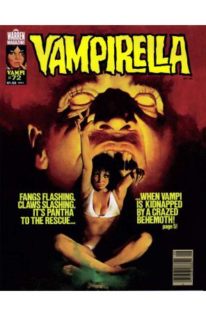 Vampirella (Magazine) 72 published by Warren with cover art by Enrich Torres