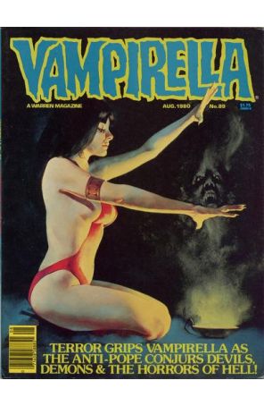 Vampirella (Magazine) 89 published by Warren with cover art by Enrich Torres