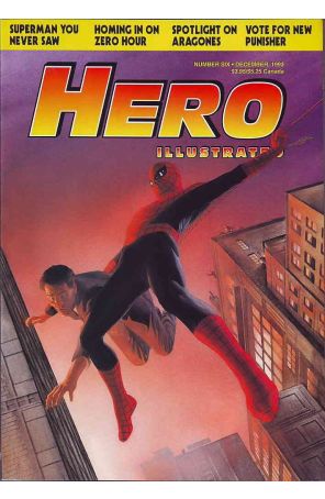 Hero Illustrated 6 published by Warrior with cover art by Alex Ross
