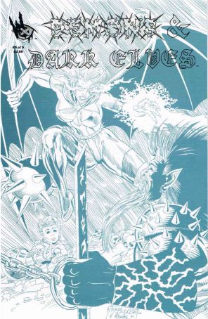 Demons And Dark Elves 5 published by Weirdworx with cover art by Rich Buckler
