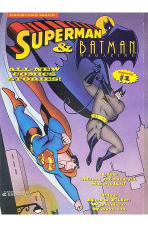 Superman And Batman Magazine 1 published by Welsh with cover art by Ty Templeton