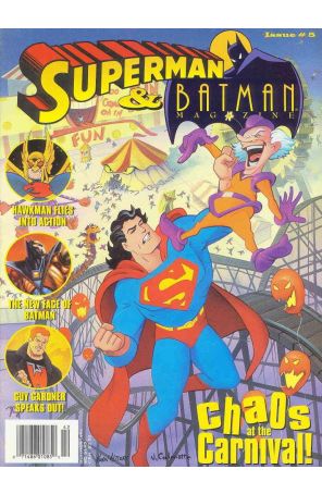 Superman And Batman Magazine 5 published by Welsh with cover art by Kevin Altieri