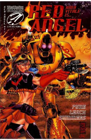 Red Angel 1 published by What the Flux with cover art by Russ Leach