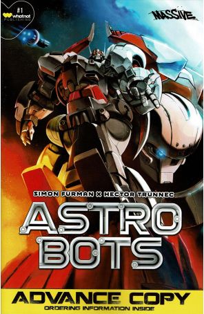 Astrobots CP 1 published by WhatNot with cover art by Phillip Knott