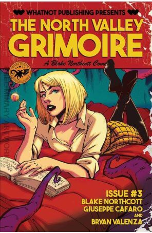 The North Valley Grimoire 3C published by WhatNot with cover art by Giuseppe Cafaro