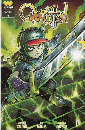 Quested 1E published by WhatNot with cover art by Michael Calero