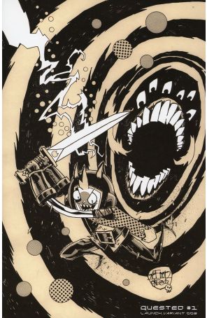 Quested 1L published by WhatNot with cover art by Jim Mahfood