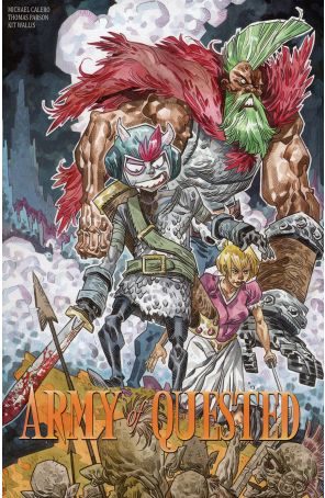 Quested 1M published by WhatNot with cover art by Alex Riegel