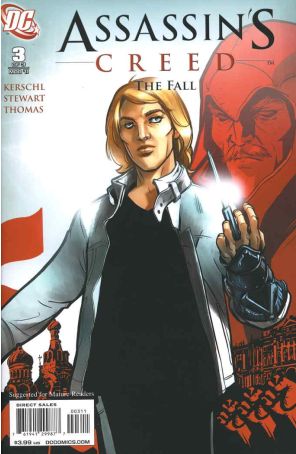 Assassin's Creed: The Fall 3 published by WildStorm with cover art by Karl Kerschl and Cameron Stewart