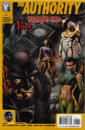 Authority (Vol. 5) 1 published by WildStorm with cover art by Simon Coleby