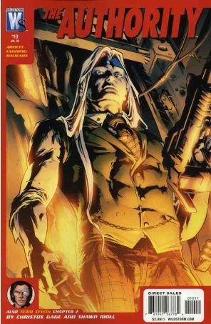 Authority (Vol. 5) 10 published by WildStorm with cover art by Simon Coleby
