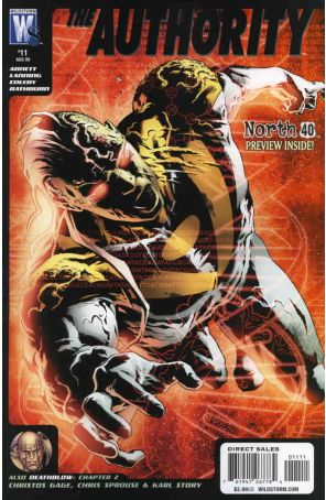 Authority (Vol. 5) 11 published by WildStorm with cover art by Simon Coleby
