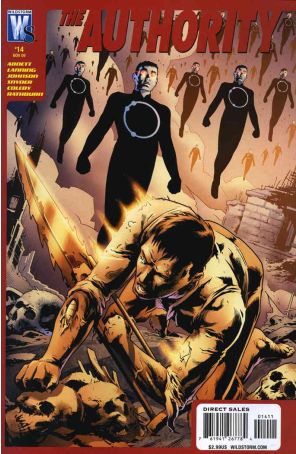 Authority (Vol. 5) 14 published by WildStorm with cover art by Simon Coleby