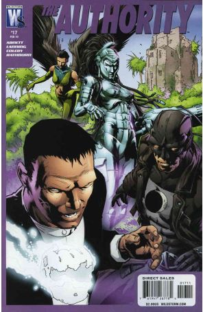 Authority (Vol. 5) 17 published by WildStorm with cover art by Simon Coleby