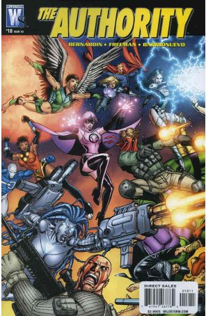 Authority (Vol. 5) 18 published by WildStorm with cover art by George Pérez